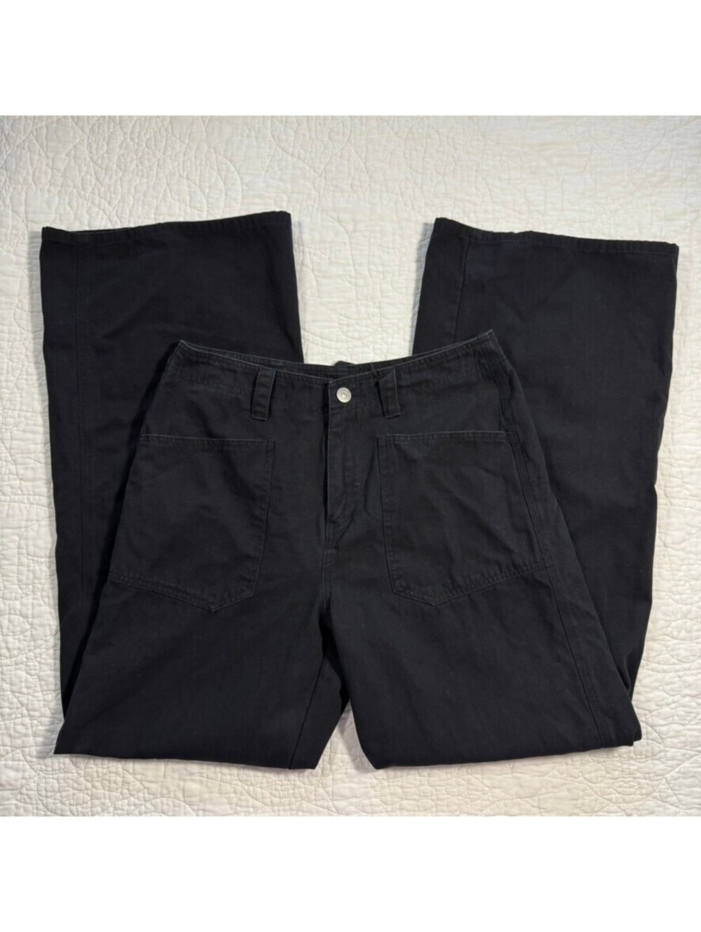 Papermoon wide-leg utility Carpenter Pants Size Medium